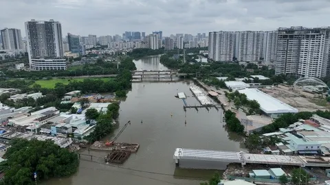 Cầu Rạch Đỉa sẽ hoàn thiện vào cuối năm, giao thông cửa ngõ phía Nam TP. HCM sắp được "giải cứu"