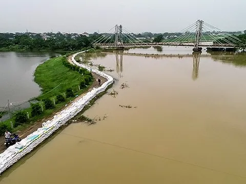 Hà Nội: Rà soát, sẵn sàng sơ tán dân do lũ sông Tích, sông Bùi lên trở lại