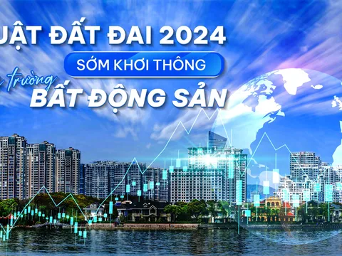 Luật Đất đai 2024 sớm khơi thông thị trường bất động sản